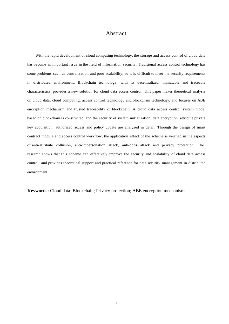 25年WP关键词：云数据；区块链；隐私保护；ABE加密机制-约21375字符.docx_第2页