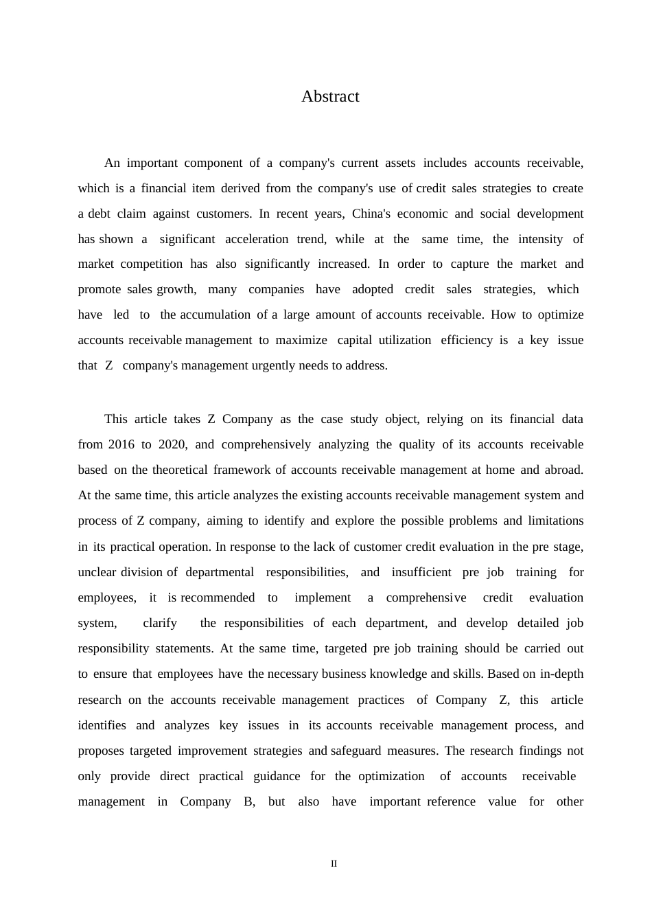 25年WPZ公司应收账款管理改进研究 17394.docx_第1页