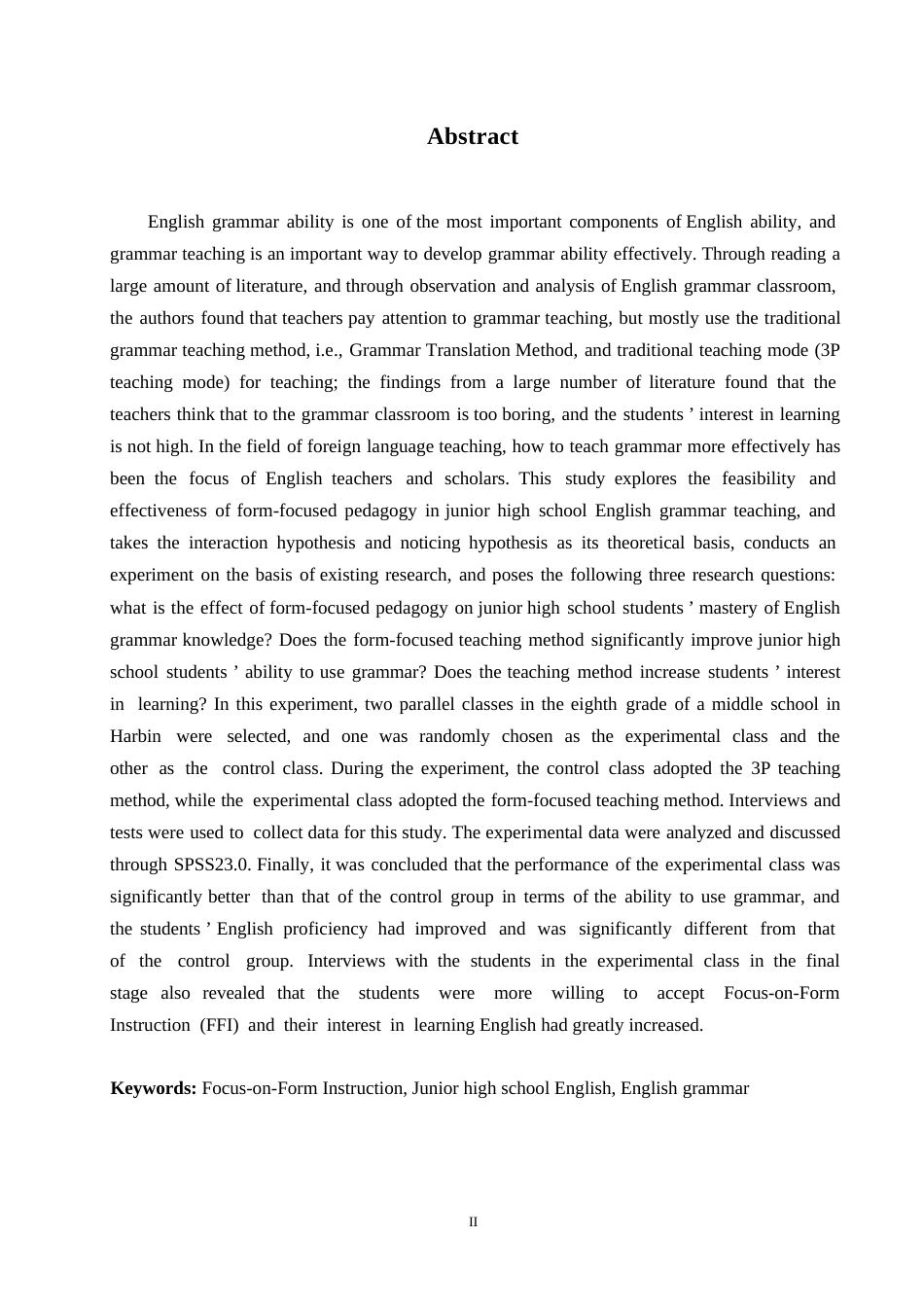 25年WP英语-基于形式聚焦教学法的初中英语语法教学研究-13.830-11891.docx_第2页