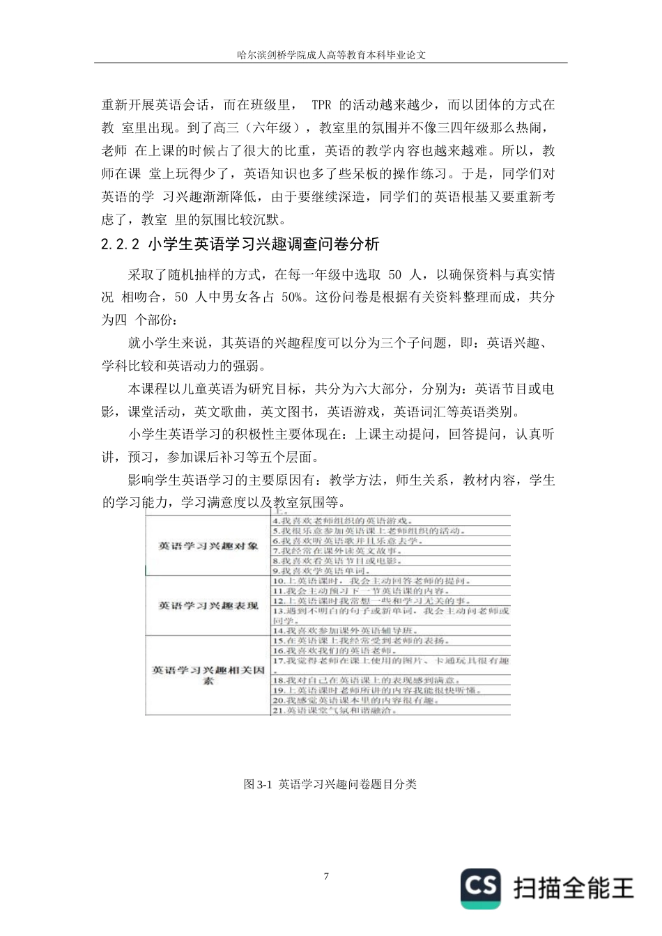 25年WP小学生英语学习兴趣调查与培养研究-以于都县某小学为例(1)0-约12092字符.docx_第10页