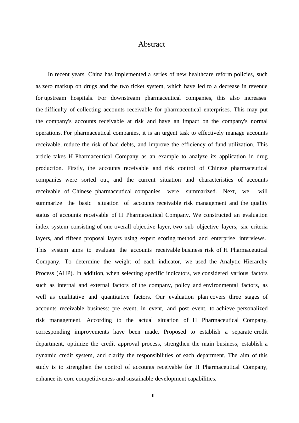 25年WPH医药公司应收账款风险管理研究0-约15432字符.docx_第2页