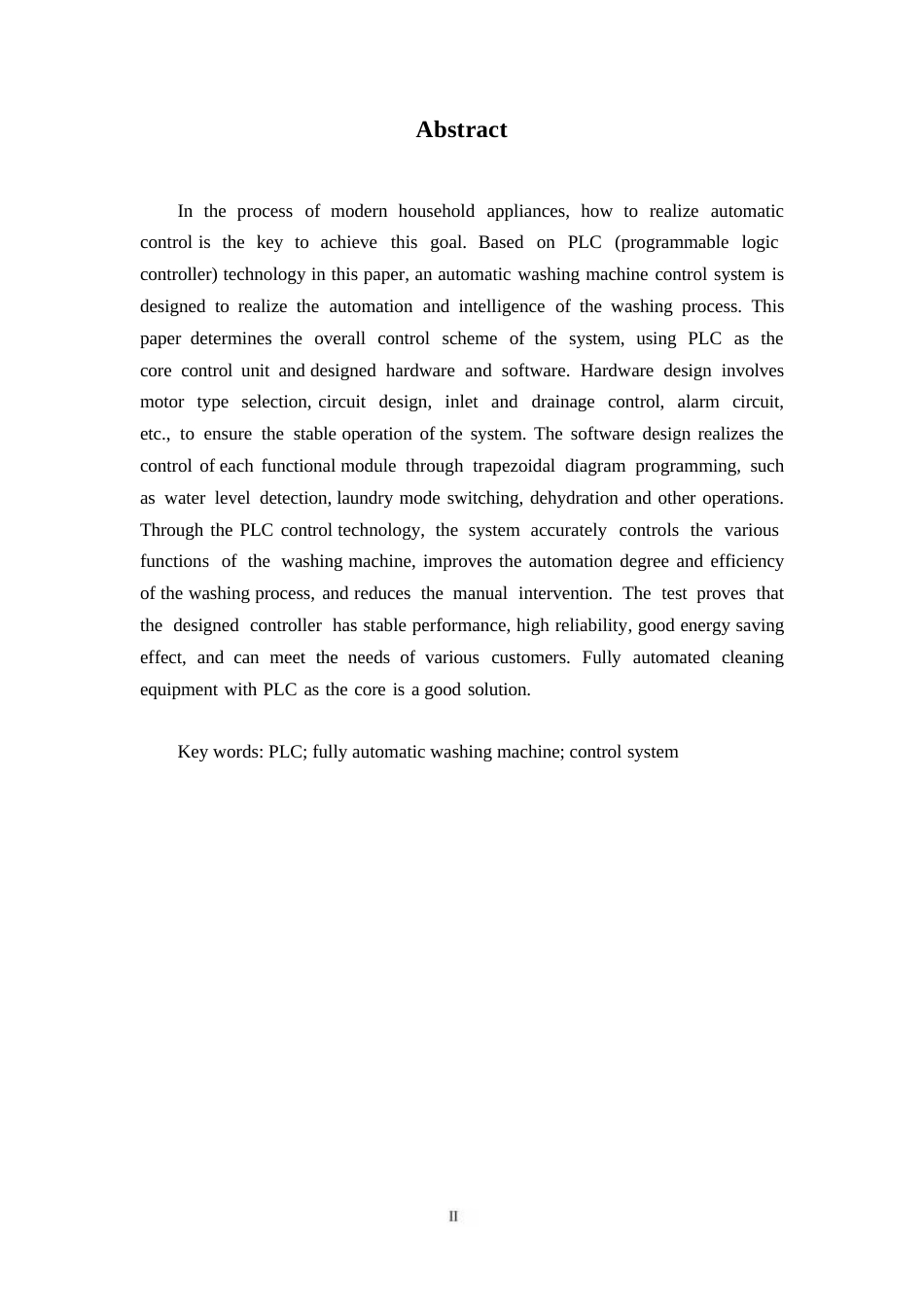25年WP基于PLC全自动洗衣机控制系统设计0-约11088字符.docx_第1页