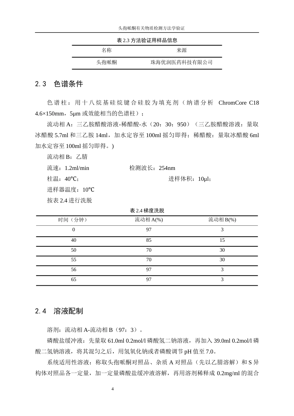 25年WP应用化学-头孢哌酮有关物质检测方法学验证51.310-15937.docx_第8页