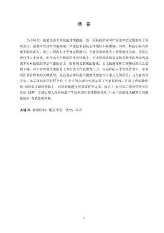 25年WPA公司高新技术研发人员激励机制研究0-约11845字符.docx