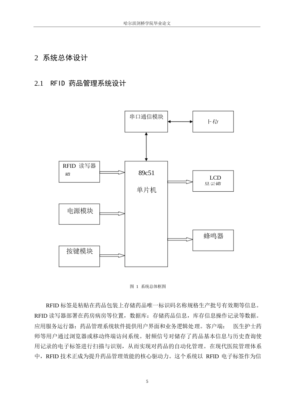 25年WP电子信息工程-基于rfid技术的医院药品管理系统设计-1.730-13468.docx_第9页