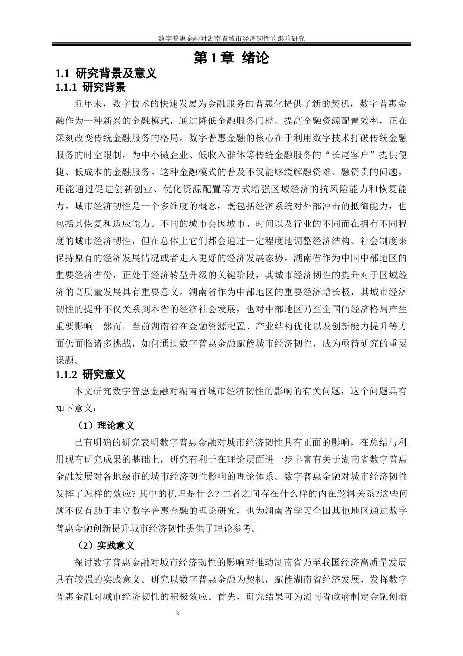 25年WP经济学-数字普惠金融对湖南省城市经济韧性的影响研究24.430-21146.docx_第4页