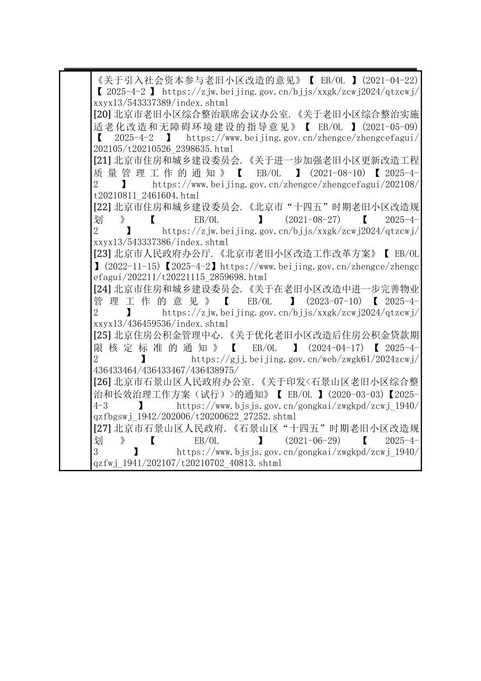 25年WP行政管理 北京市石景山区老旧小区改造政策执行问题及优化对策研究22.56-AI15.81-约26706字符.docx_第6页