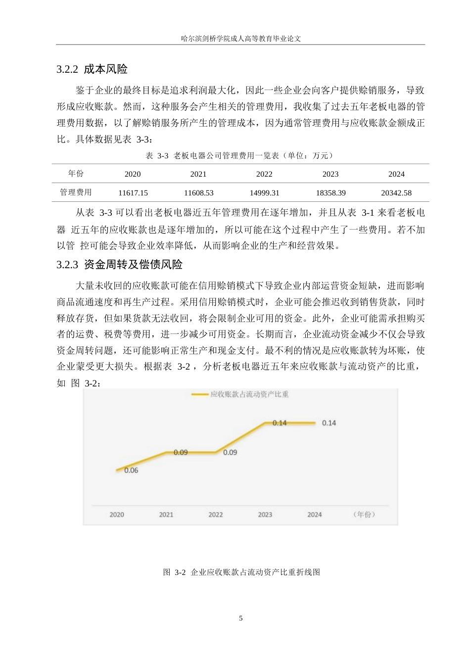 25年WP我国厨电行业应收账款风险的成因及控制-以老板电器为例(1)0-约10647字符.docx_第9页