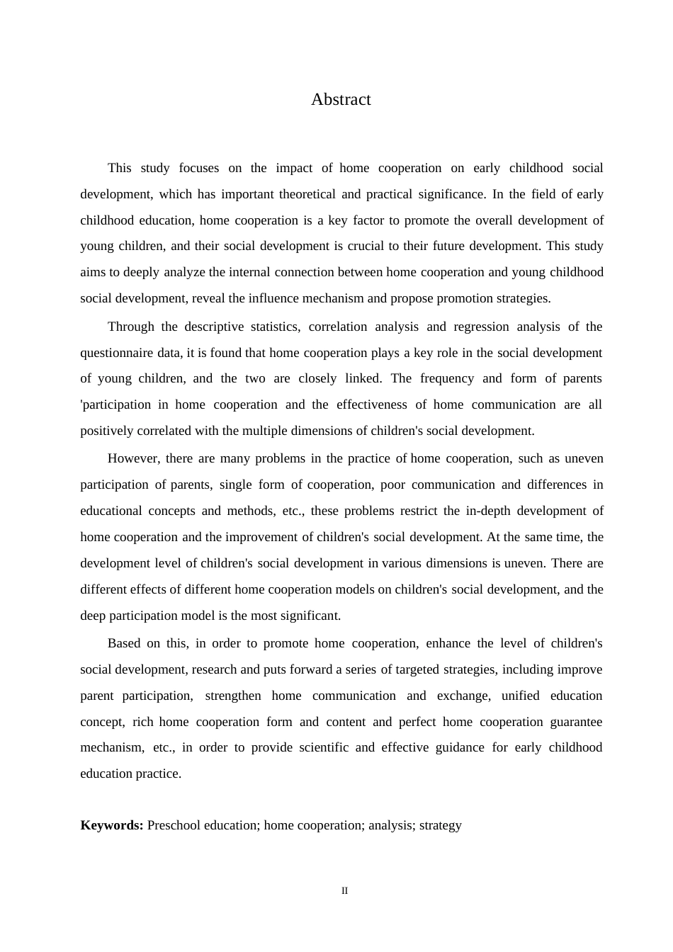 25年WP关键词：学前教育；家园合作；分析；策略-约24717字符.docx_第2页