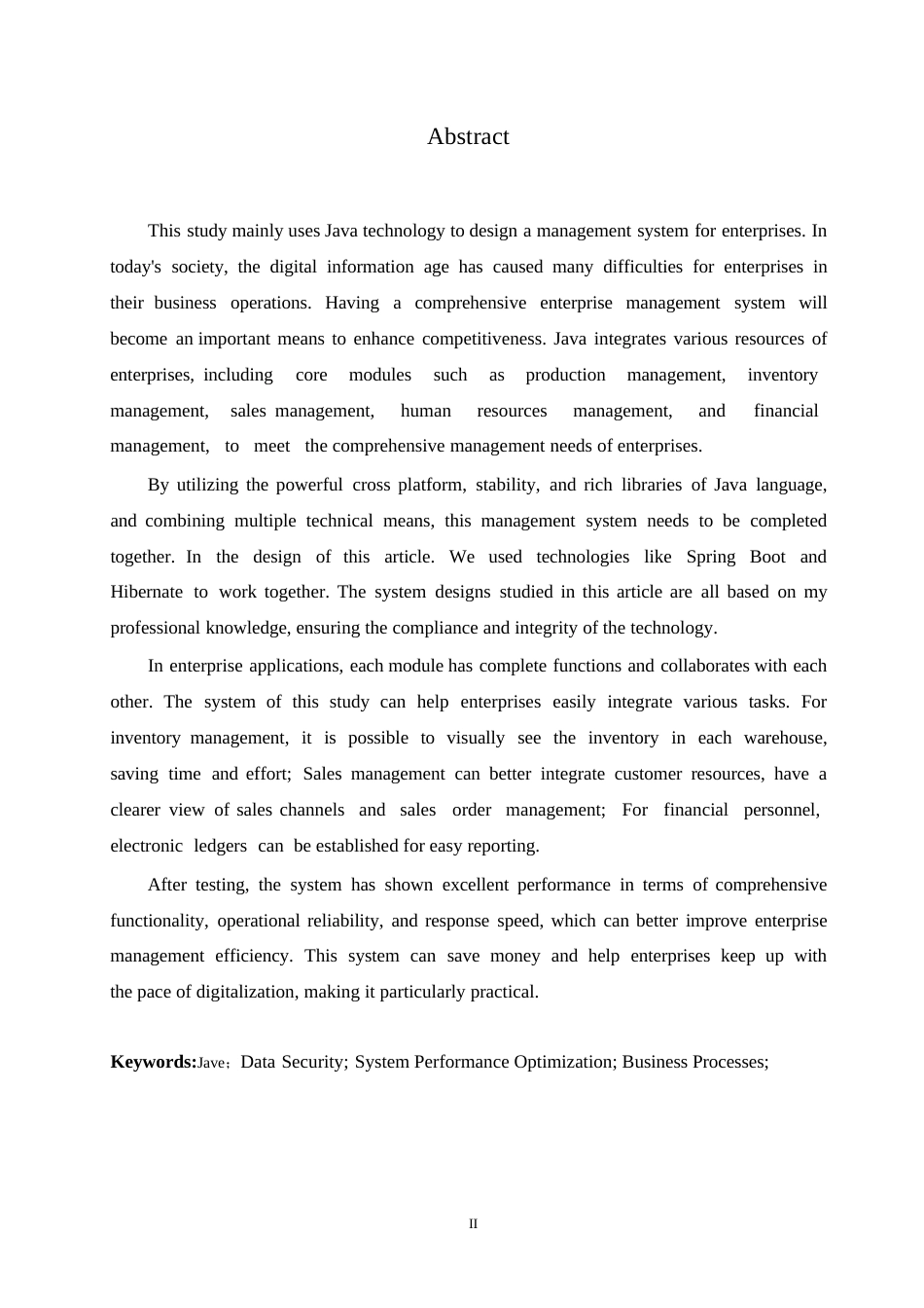 25年WP基于Java的企业管理系统设计与实现0-10924.docx_第2页