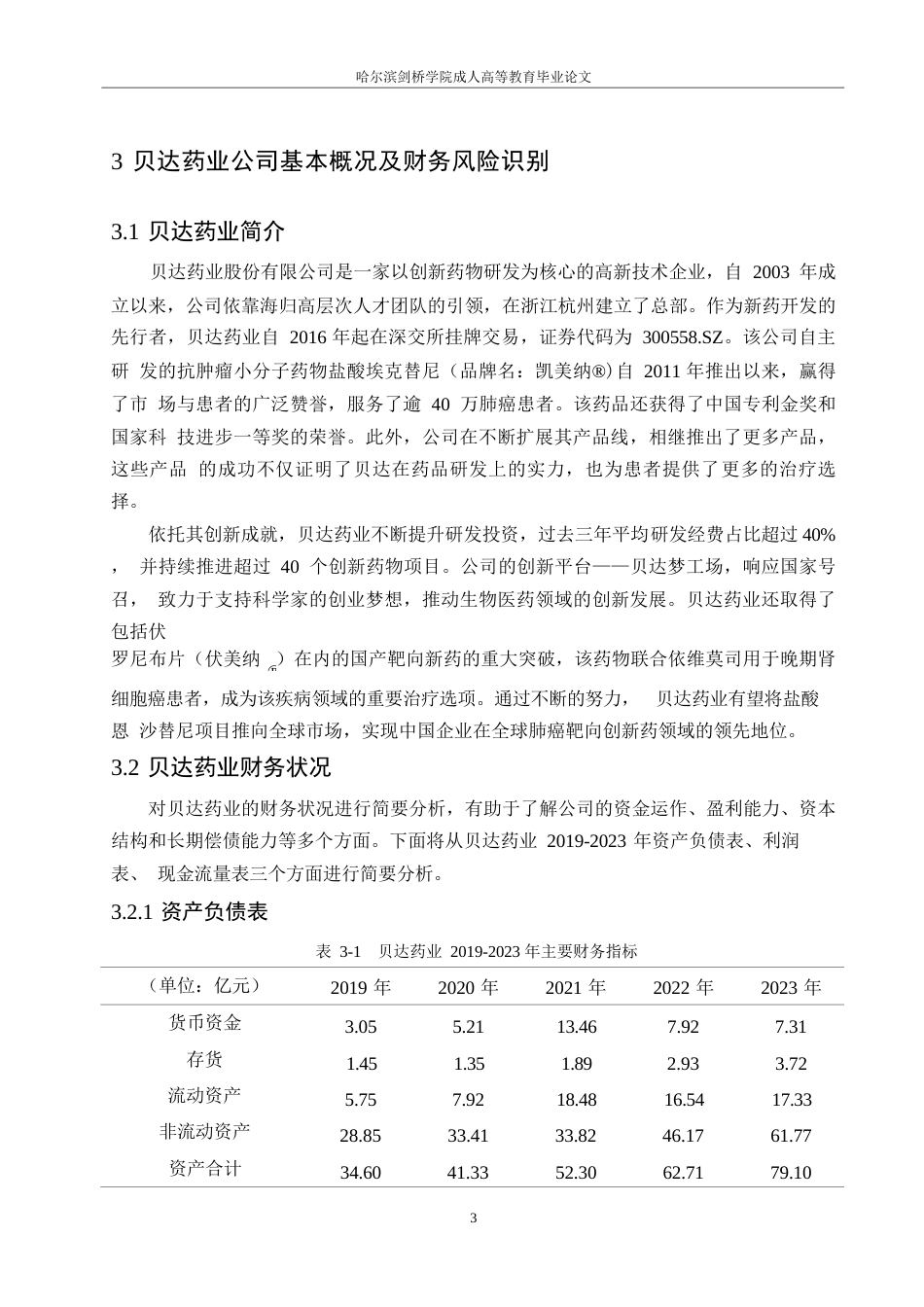 25年WP贝达药业财务风险分析和控制研究0-约12949字符.docx_第6页