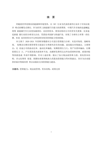 25年WP比亚迪公司偿债能力分析0-约13875字符.docx