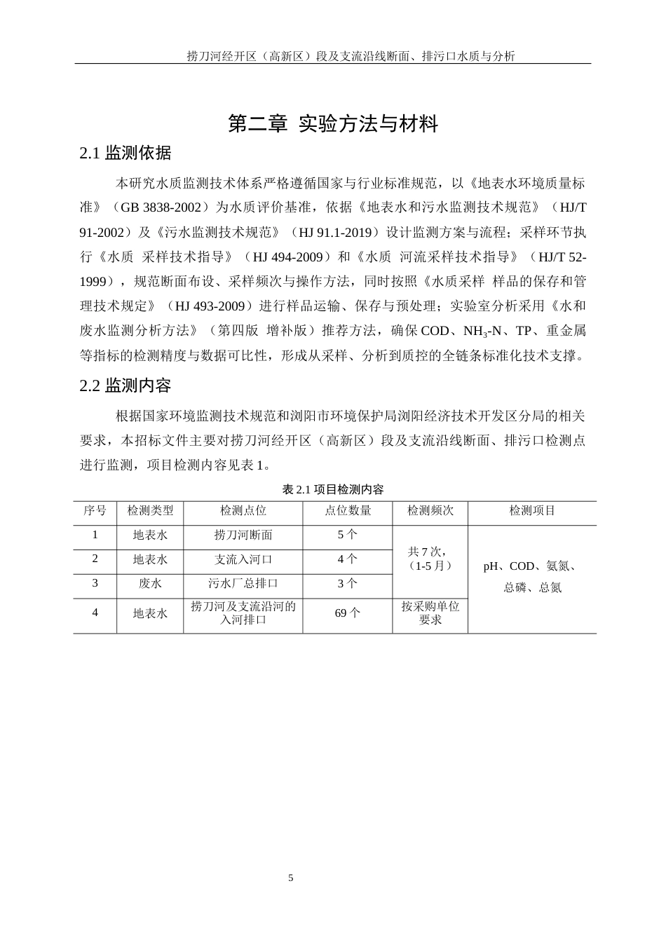 25年WP化学工程与工艺-捞刀河经开区（高新区）段及支流沿线断面、排污口水质与分析0-17579.docx_第9页