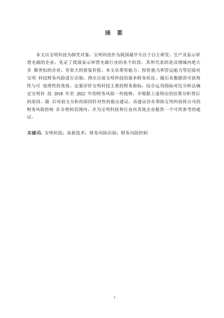 25年WP宝明科技财务风险与对策探究0-约12525字符.docx