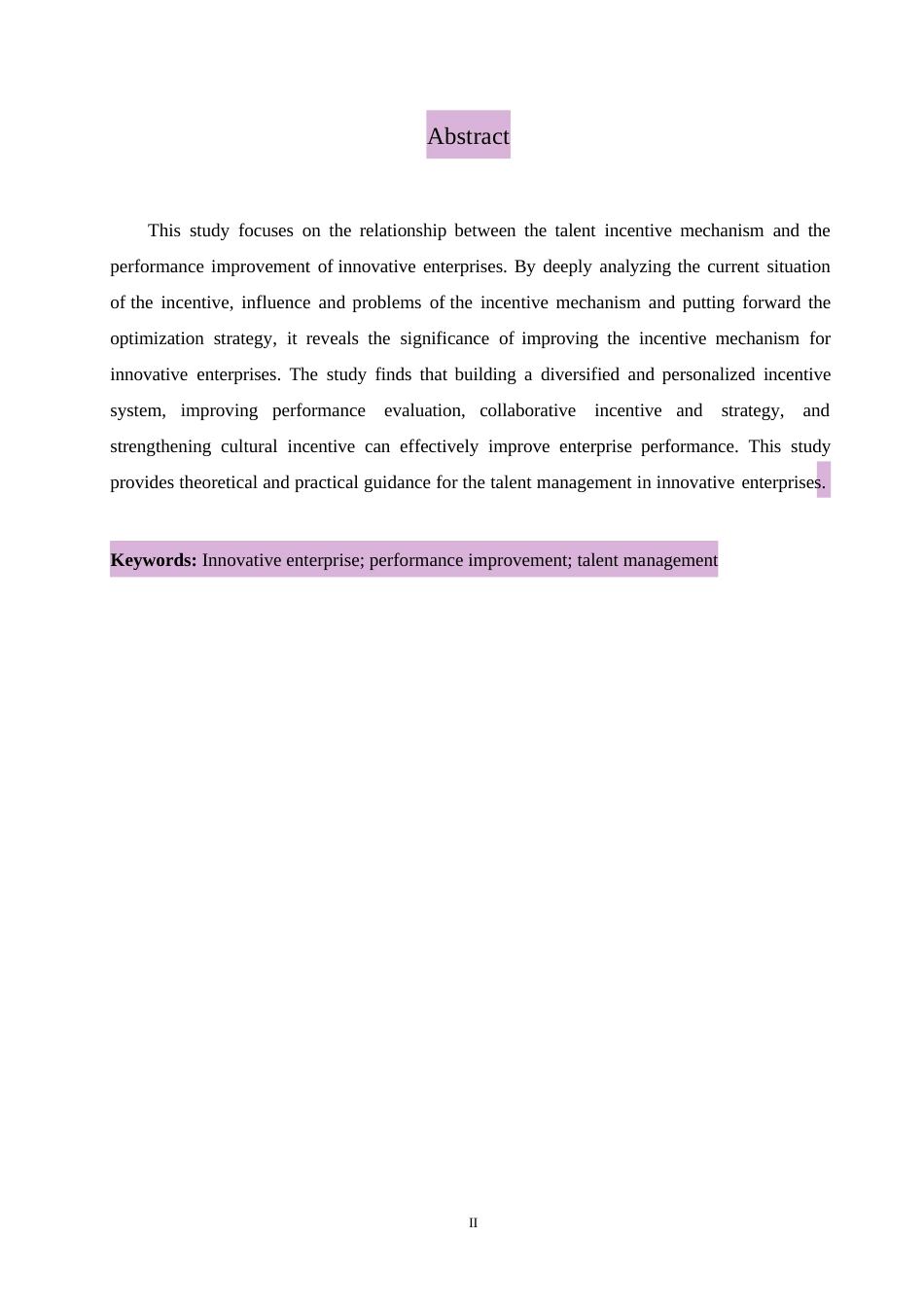 25年WP王欢创新型企业人才激励机制与绩效提升研究0-约11542字符.docx_第2页