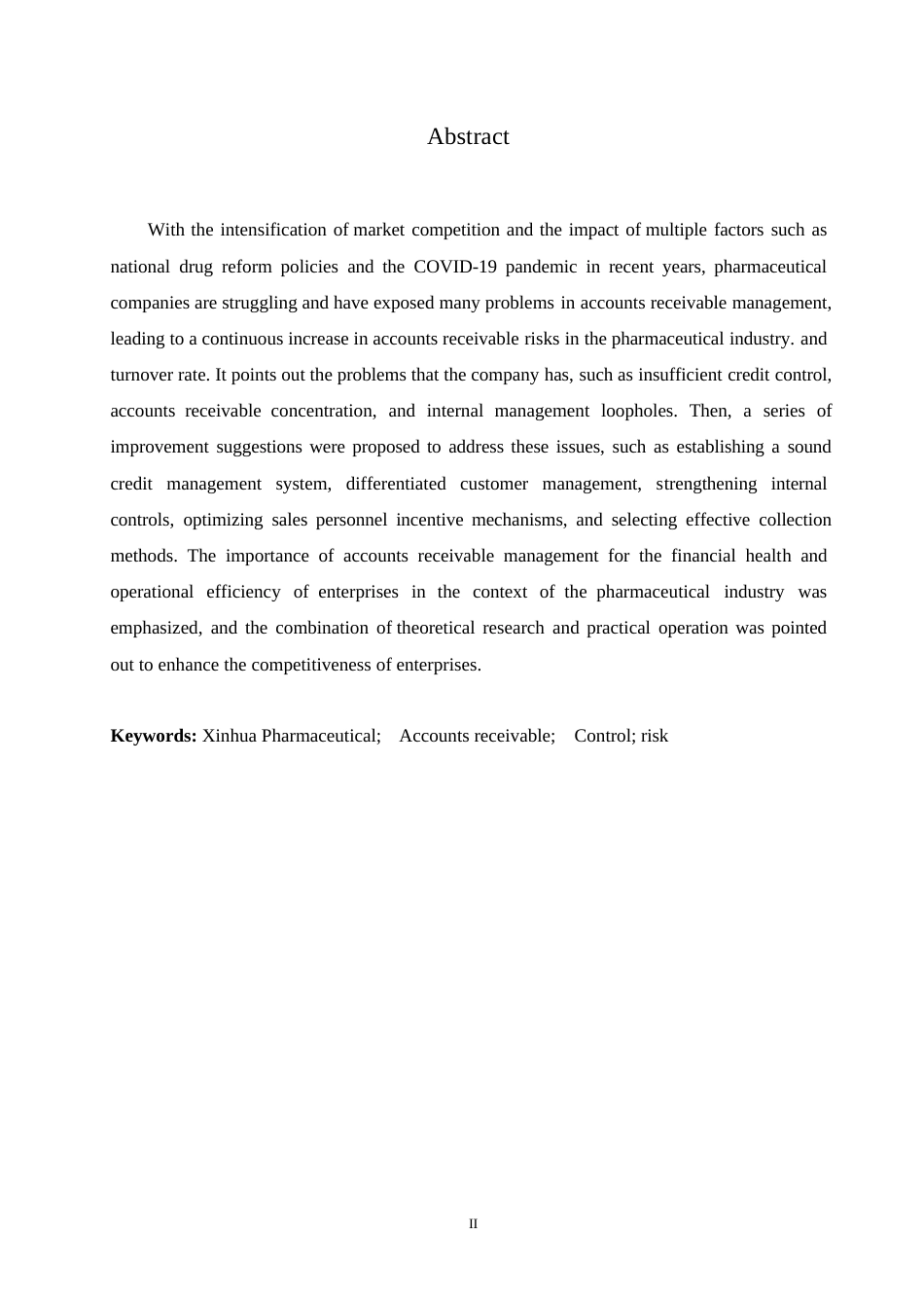 25年WP企业应收账款管理研究-以新华制药为例0-9860.docx_第2页