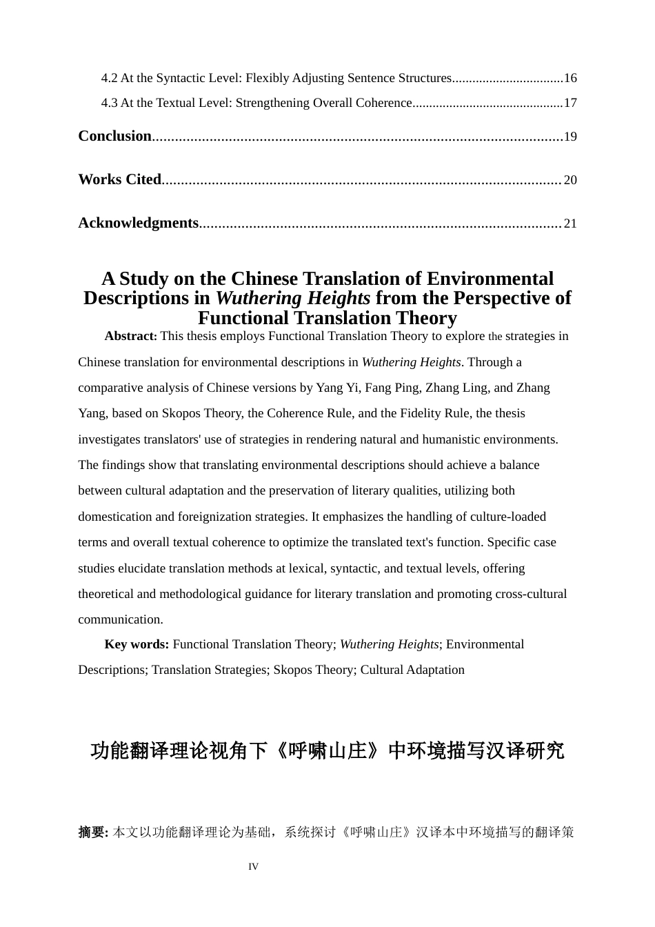 25年WP英语-功能翻译理论视角下《呼啸山庄》中环境描写汉译研究0-8719.docx_第4页