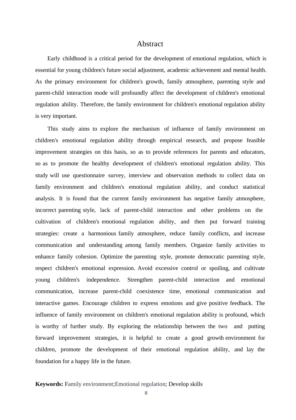25年WP学前教育-家庭环境对幼儿情绪调节能力的影响分析及改善策略-0-13531.docx_第2页
