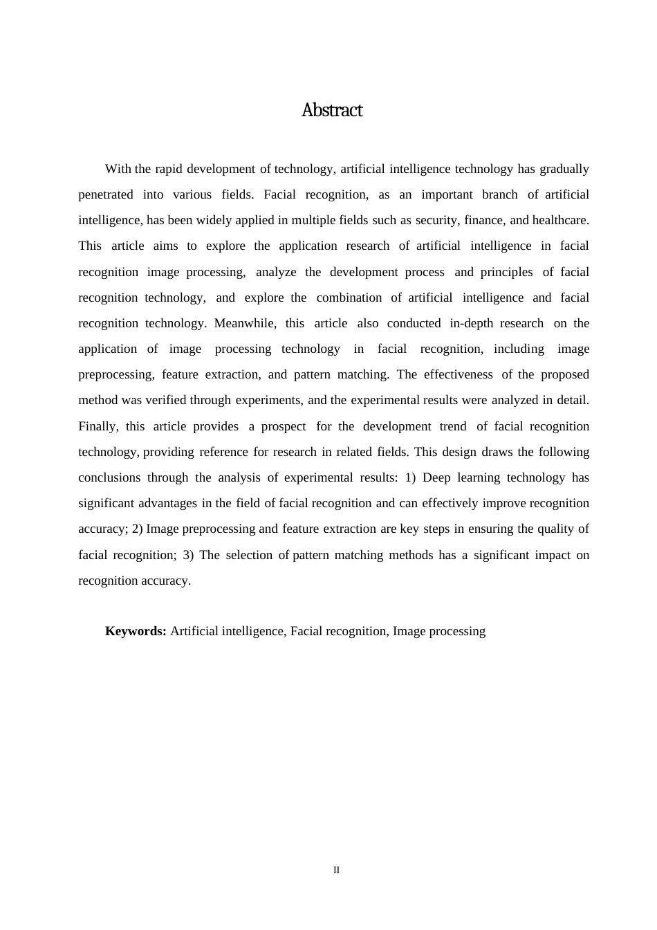 25年WP电子信息工程-哈尔滨剑桥学院-人工智能在人脸识别图像处理中的应用0-约11504字符.docx_第1页
