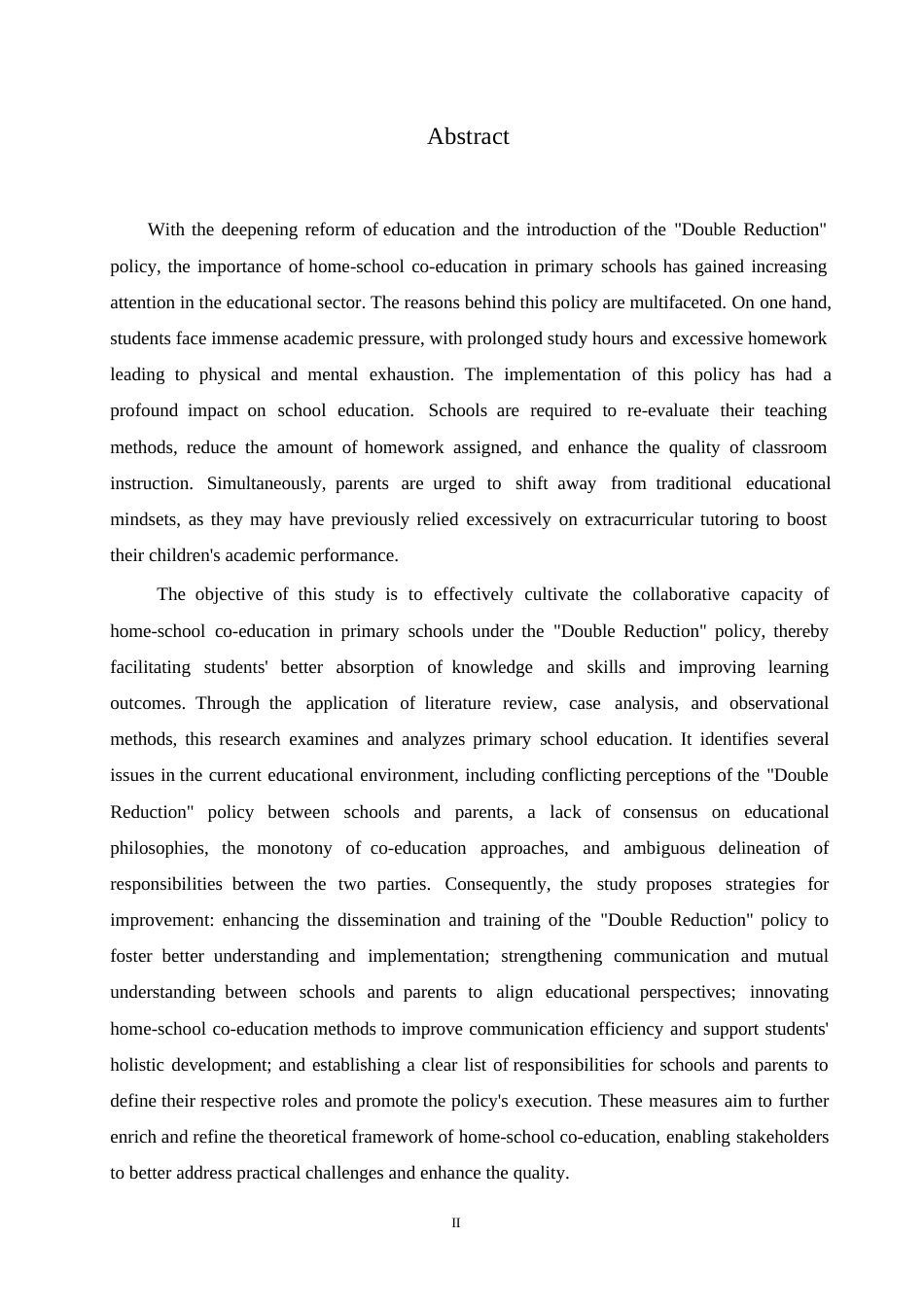 25年WP小学教育-“双减”政策下小学家校共育存在的问题及应对策略-25.220-14428.docx_第2页