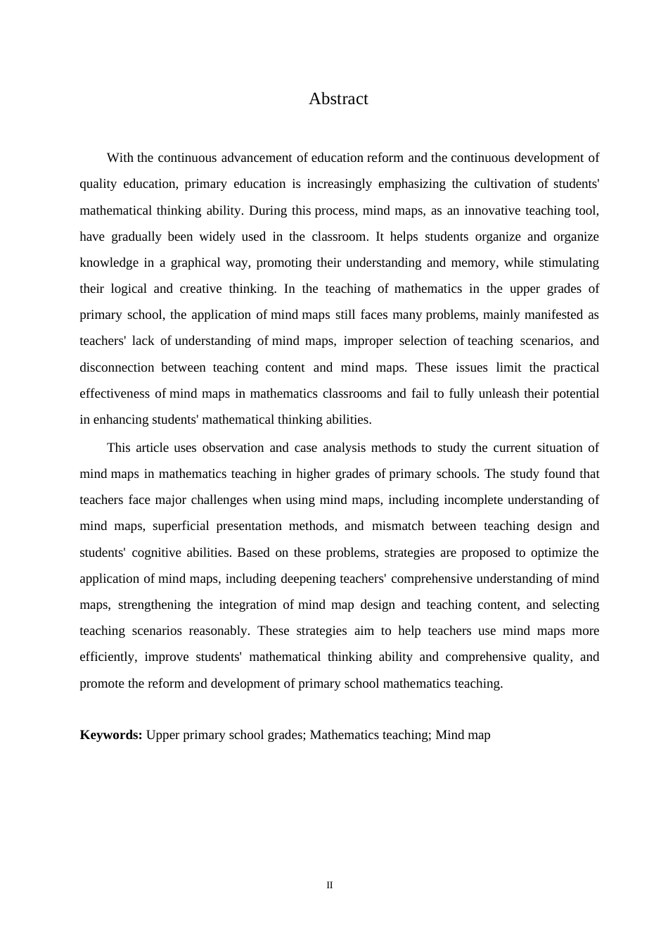 25年WP小学教育-小学高年级数学教学中思维导图运用存在的问题及对策-17.150-13175.docx_第2页