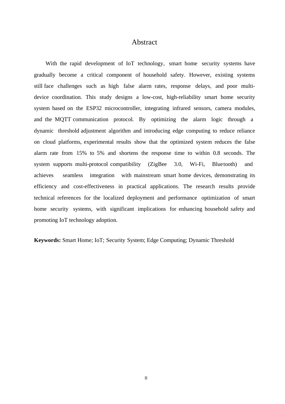 25年WP基于物联网的智能家居安防系统设计与优化0-8404.docx_第2页
