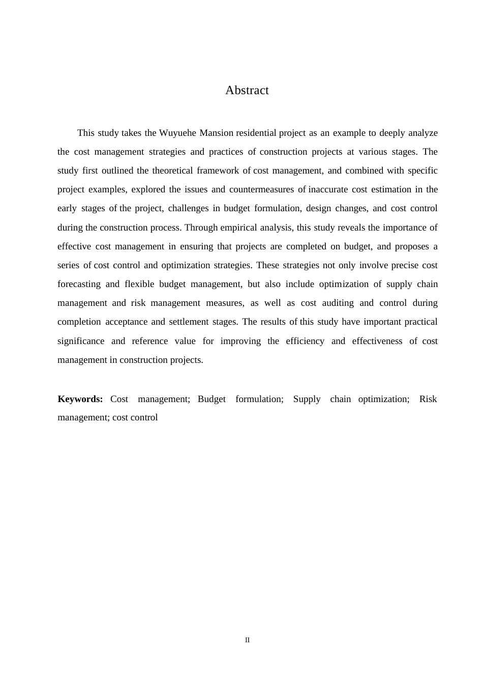 25年WP建设项目成本管理的策略与实践研究-以吾悦和府住宅项目为例0-约10194字符.docx_第2页