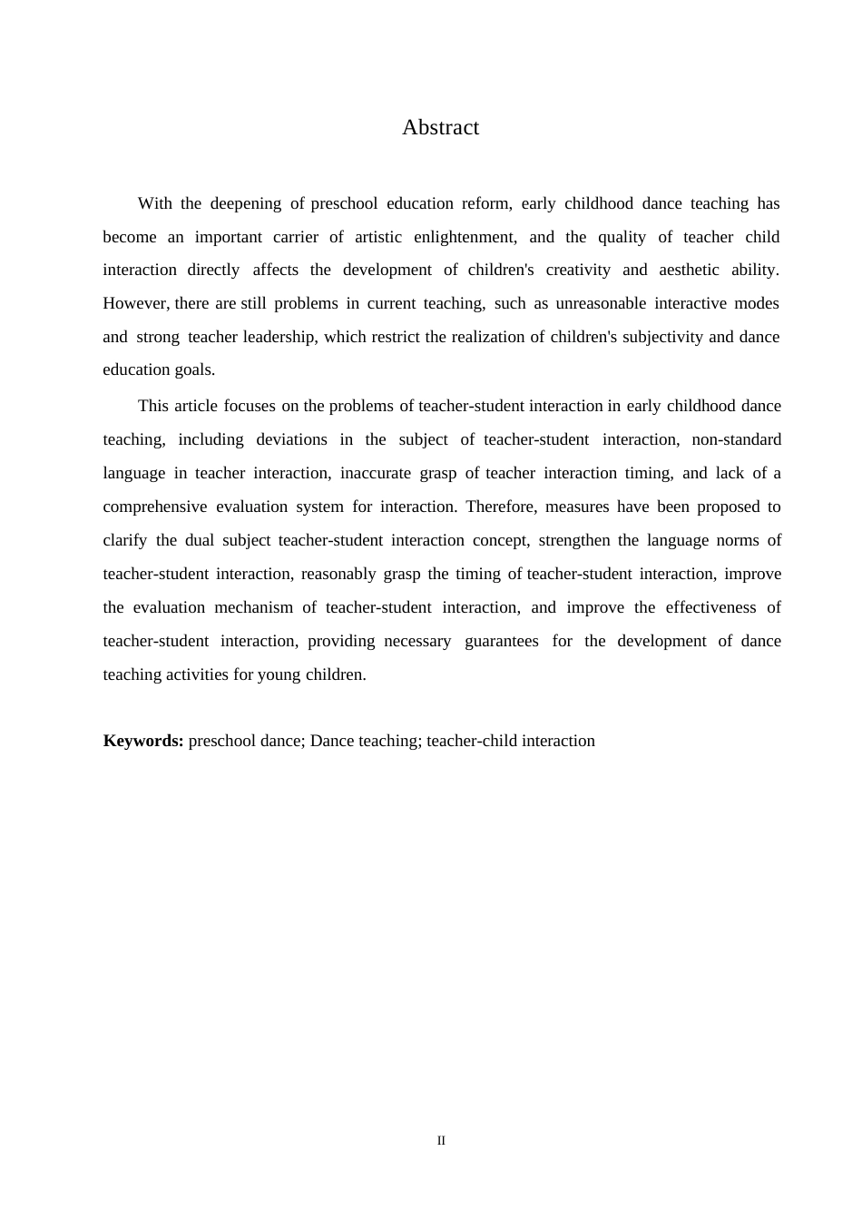 25年WP幼儿舞蹈教学中师幼互动存在的问题及策略0-12973.docx_第2页