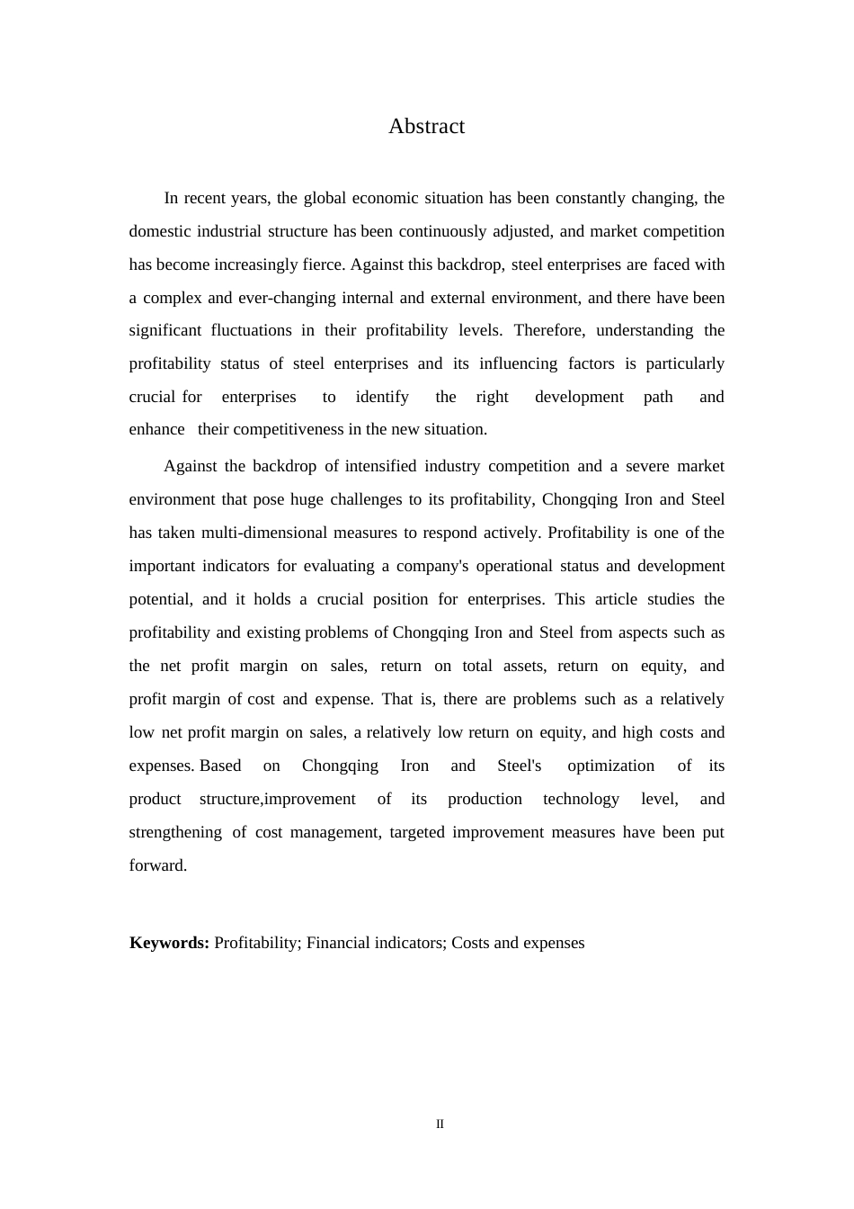 25年WP会计学-重庆钢铁股份有限公司盈利能力分析-29.140-11433.docx_第2页