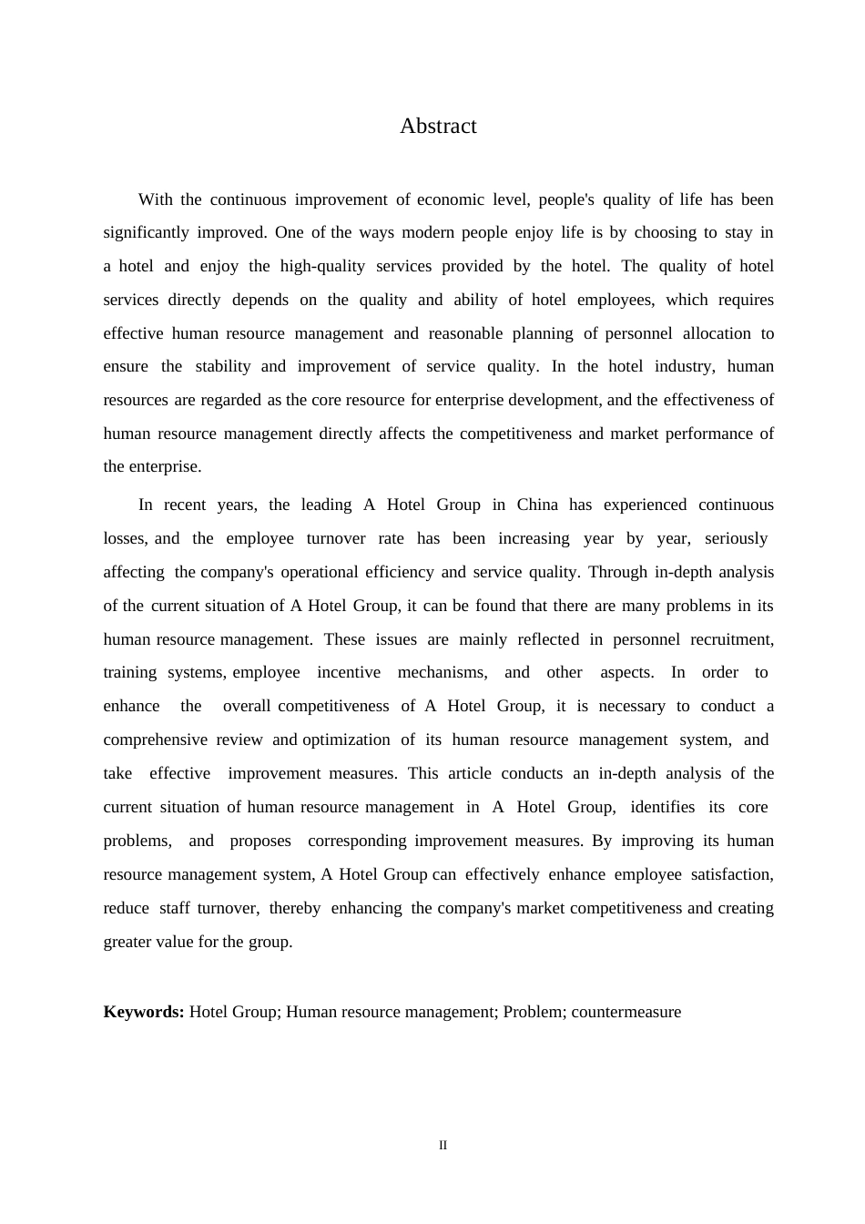 25年WPA酒店管理中人力资源管理存在的问题及对策0-约11529字符.docx_第2页