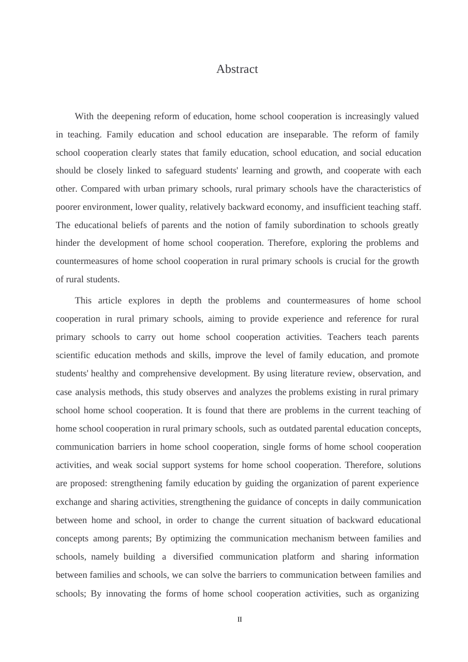 25年WP小学教育-农村小学家校合作存在的问题及对策-14.710-10991.docx_第2页