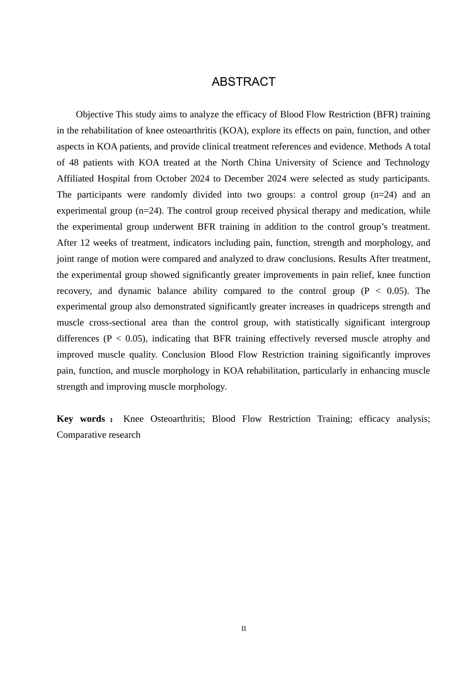 25年WP康复治疗学-血流限制训练在膝骨关节炎康复中的疗效分析-查重16.96AI0-9864.docx_第2页