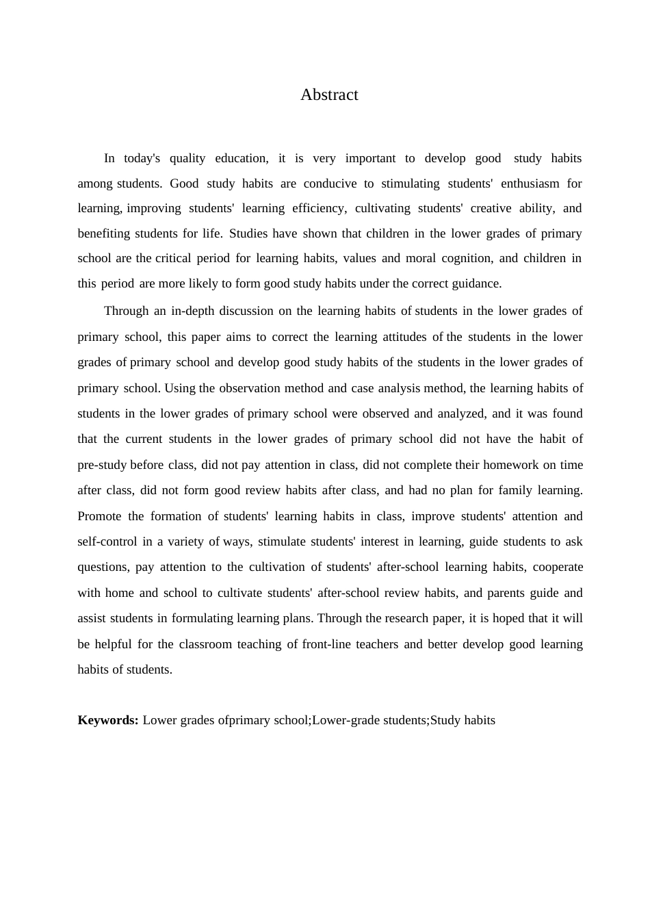 25年WP小学教育-小学低年级学生学习习惯存在的问题及对策-18.390-11714.docx_第2页