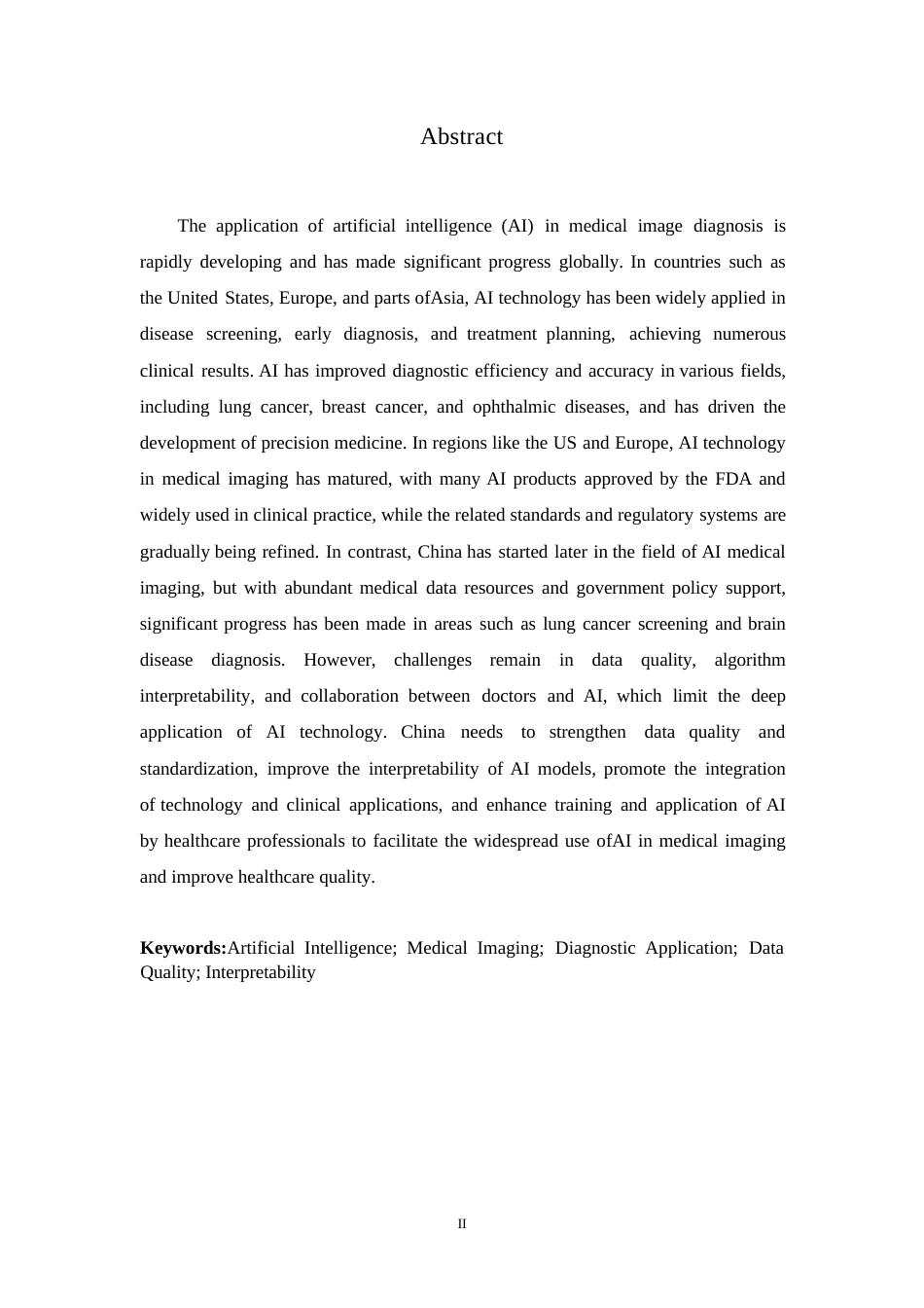 25年WP人工智能在医疗影像诊断中的应用研究0-约11276字符.docx_第2页