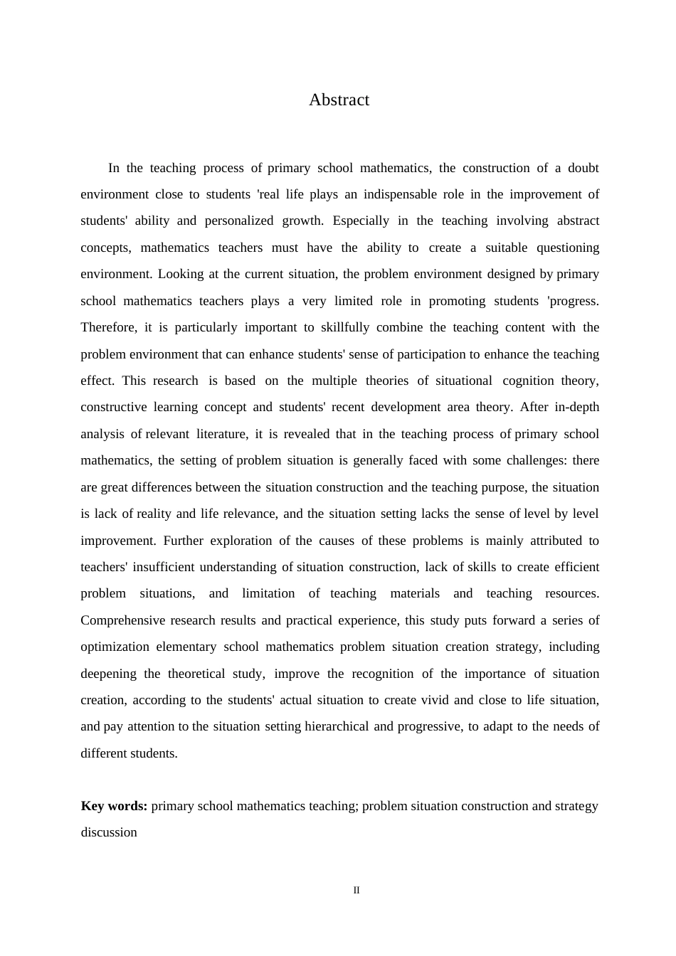 25年WP小学教育连雅丹-小学数学教学中问题情境创设的策略研究0-11950.docx_第2页