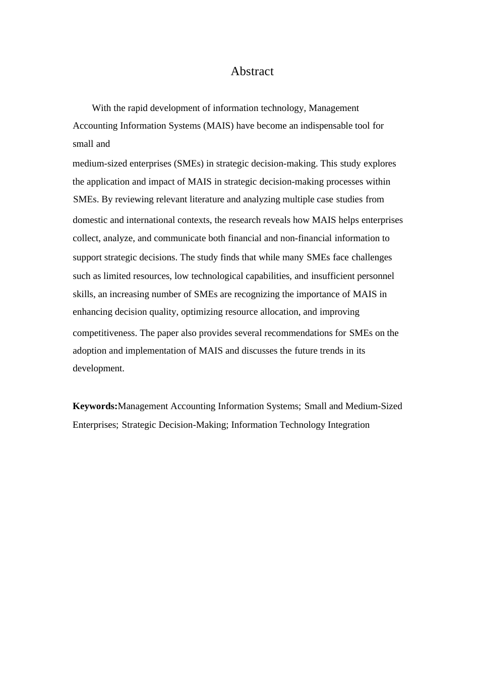 25年WP管理会计信息系统在中小企业战略决策中的应用研究论文(3)---111110-8659.docx_第2页
