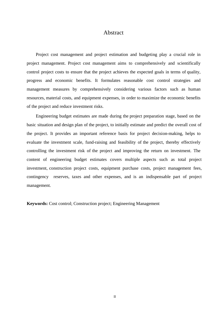 25年WP工程造价管理和工程概预算的问题与对策分析-约15239字符.docx_第1页