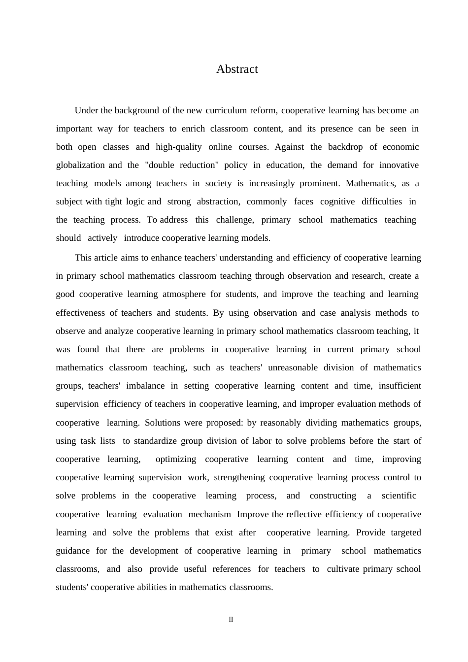 25年WP小学教育-小学数学课堂教学中合作学习存在的问题及解决策略-24.850-13476.docx_第2页