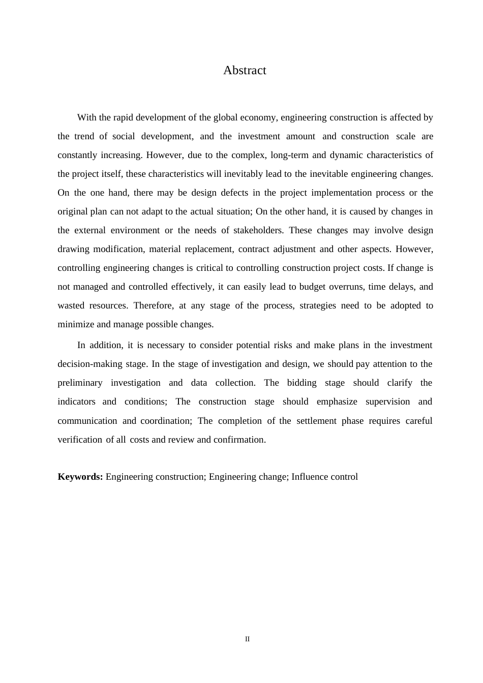 25年WP基于工程变更的工程造价管理研究0-约10961字符.docx_第2页