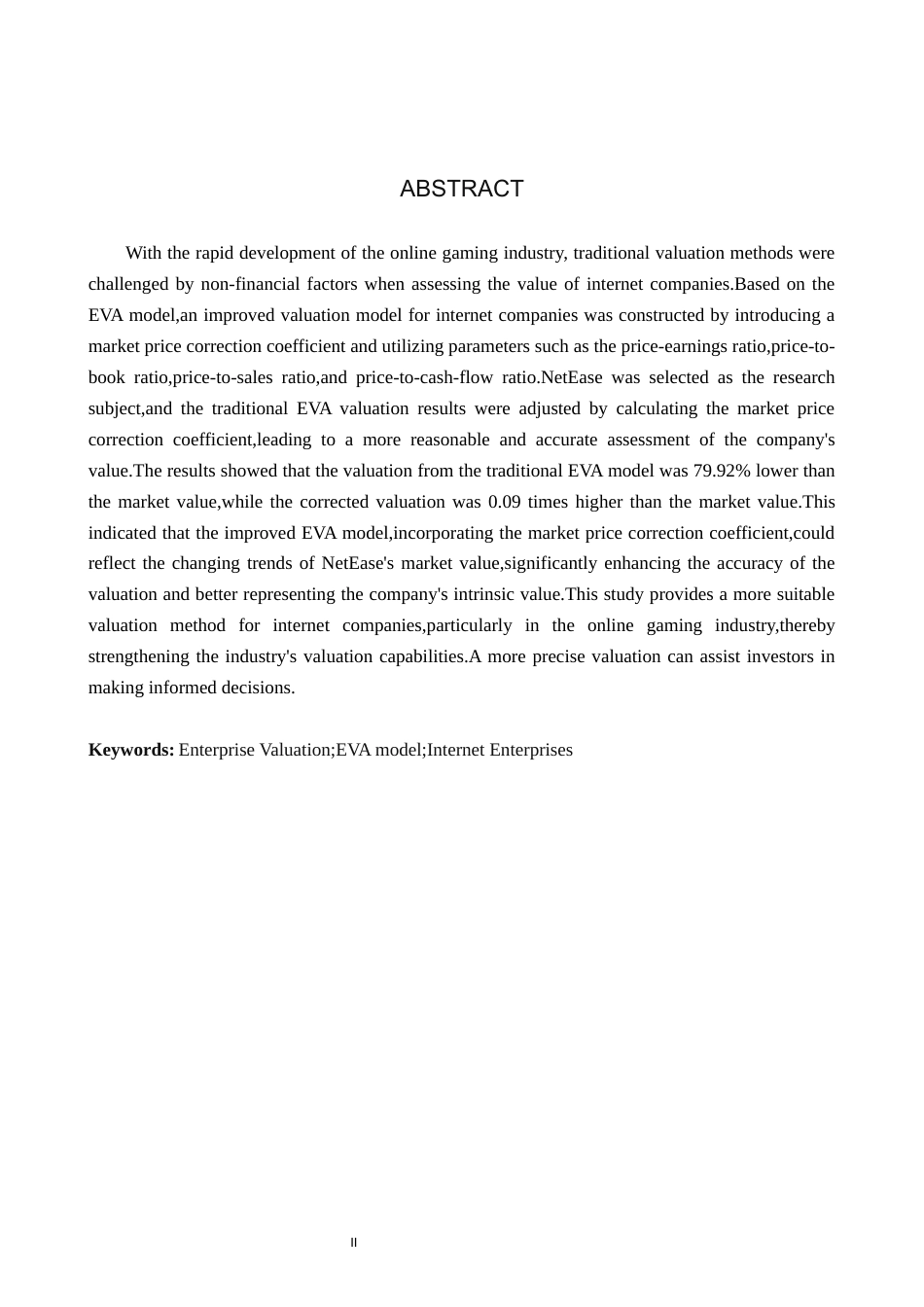 25年原文 基于改进的EVA模型的互联网企业价值评估研究—以网易公司为例-查重22.75%-AI8.21%%wp-12485字 (2).docx_第3页