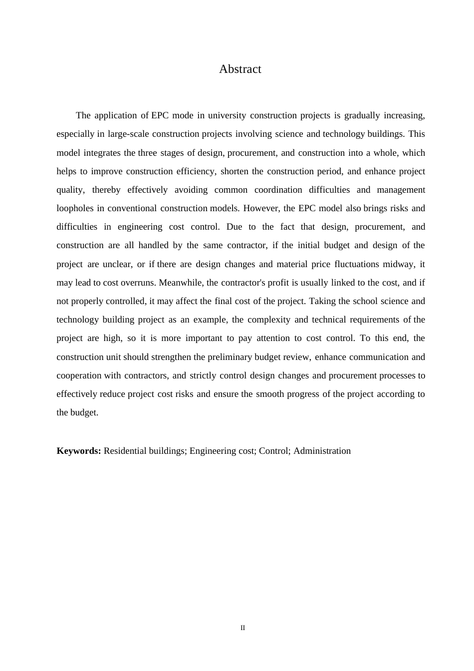 25年WP高校EPC模式建设项目工程造价控制难点及策略0-约10655字符.docx_第2页