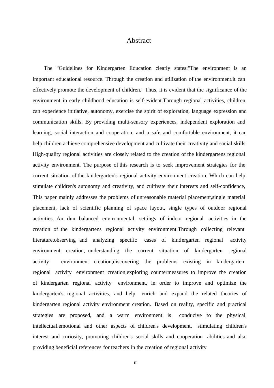 25年WP学前教育-幼儿园区域活动环境创设存在的问题及对策-26.920-9733.docx_第2页