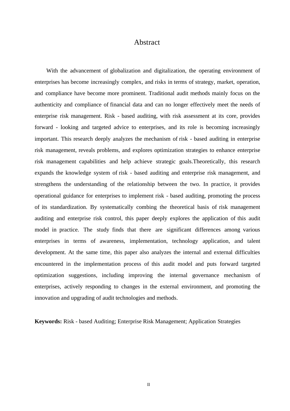 25年WP风险导向审计在企业风险管理中的应用研究0-约11871字符.docx_第2页