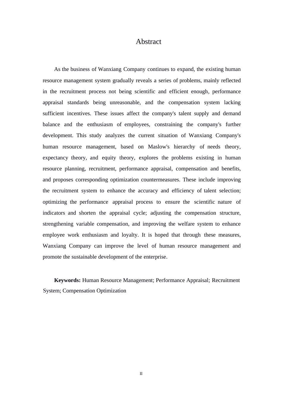 25年WP万象公司人力资源管理优化研究(1)0-约11280字符.docx_第2页