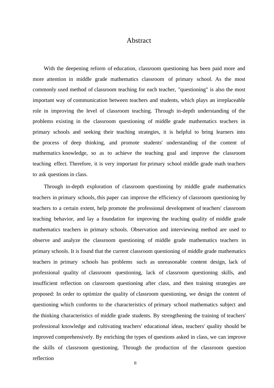 25年WP小学教育-小学中年级数学教师课堂提问存在的问题及对策-22.370-12169.docx_第2页