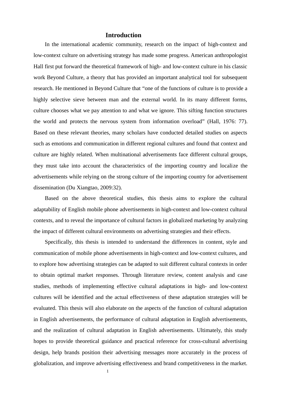 25年WP商务英语-高低语境下英文广告的文化适应性研究——以手机广告为例4.090-8960.docx_第5页