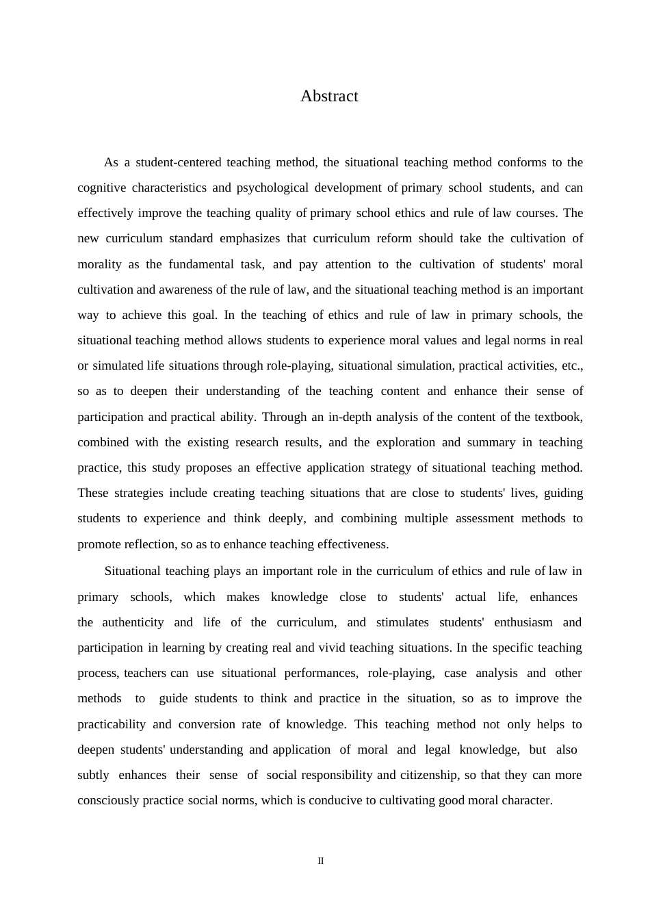 25年WP小学教育-情境体验教学法在小学道德与法治课程中运用策略探究-12.830-12670.docx_第2页