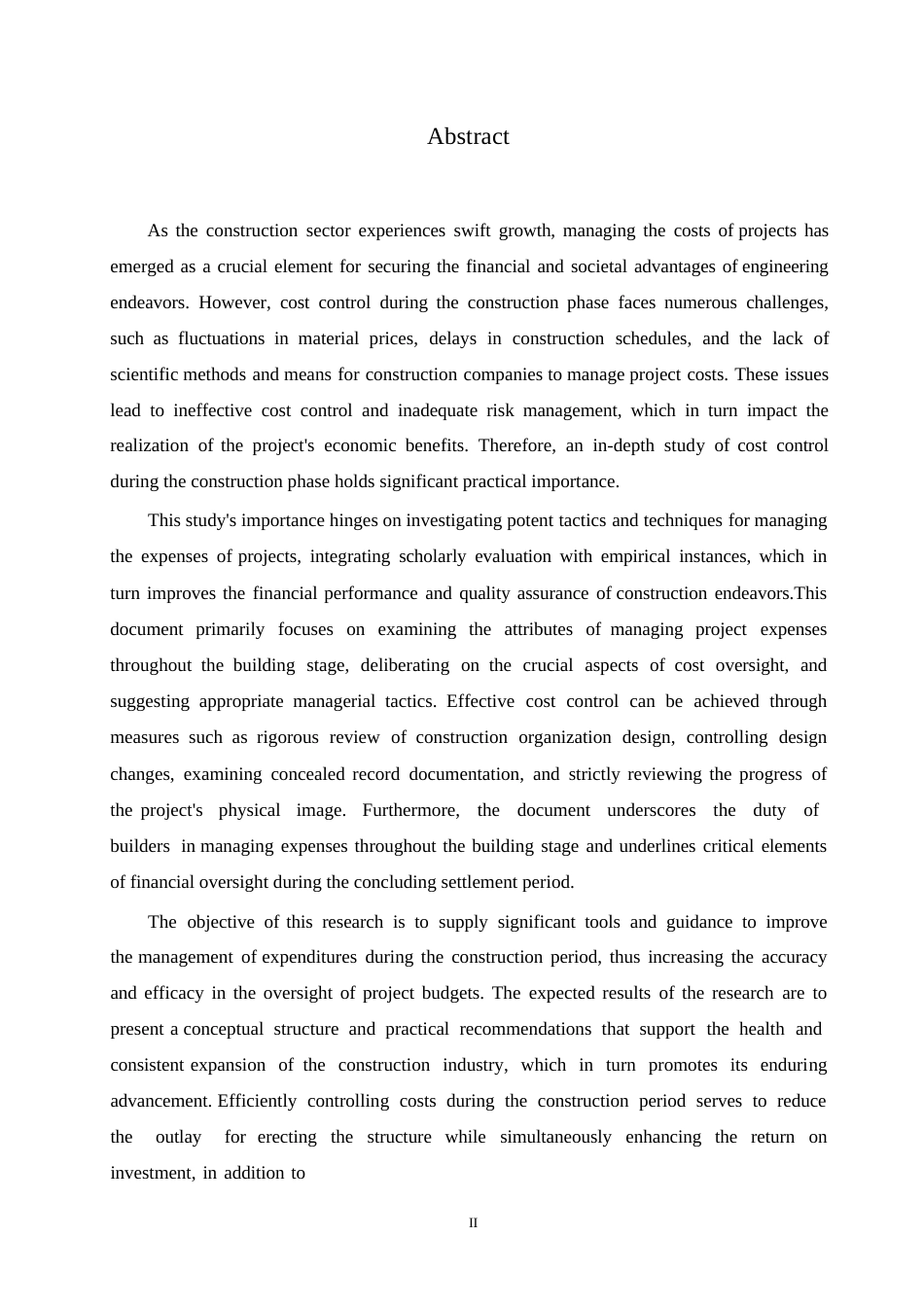 25年WP关键词：施工阶段；工程造价控制；管理策略-约11576字符.docx_第2页