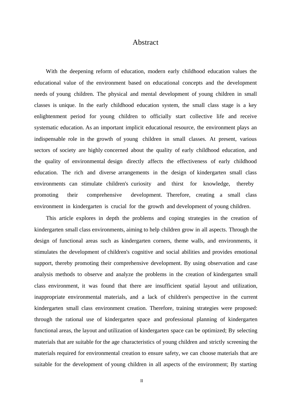 25年WP学前教育-幼儿园小班环境创设中存在的问题及应对策略-18.340-12064.docx_第2页