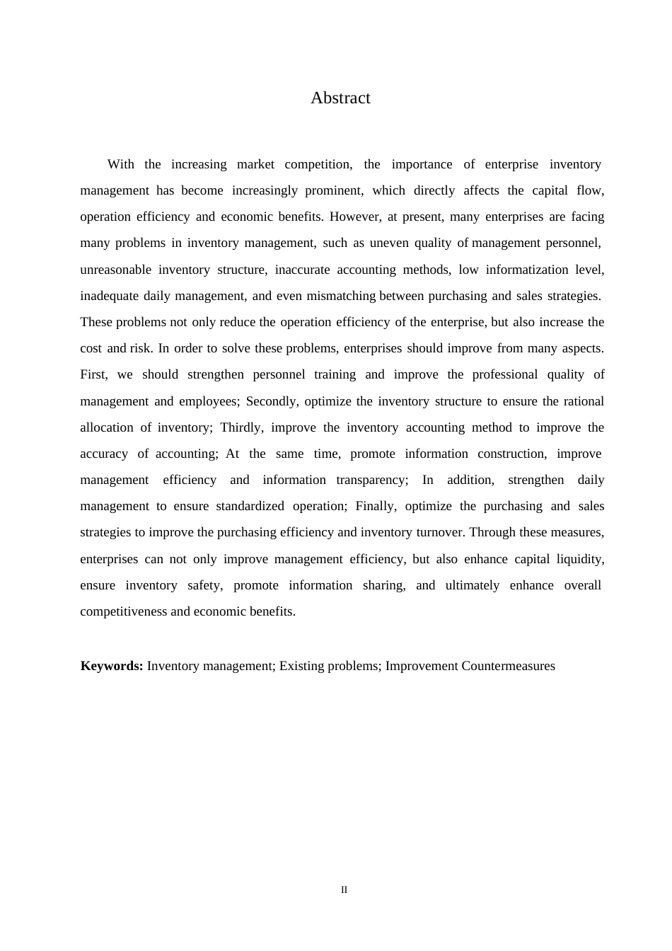 25年WP企业存货管理存在的问题及改进措施0-(1)-约10913字符.docx_第2页